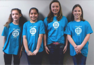 From left: Savannah, Isabella,  Mackenzie & Erin